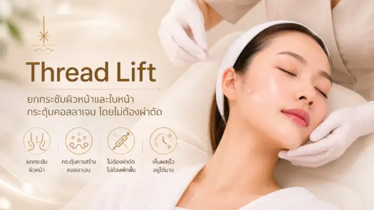 ร้อยไหม (Thread Lift)