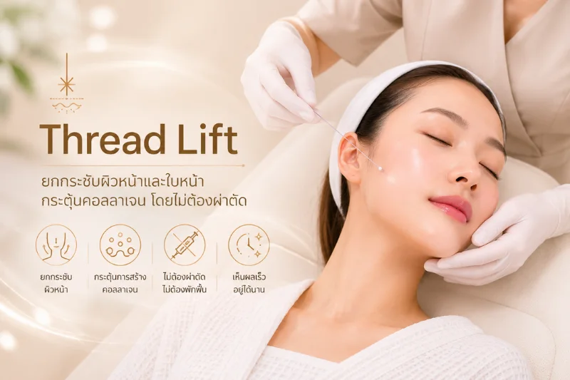 ร้อยไหม (Thread Lift)