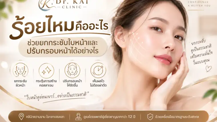 ร้อยไหมคืออะไร ช่วยยกกระชับใบหน้าและปรับกรอบหน้าได้อย่างไร